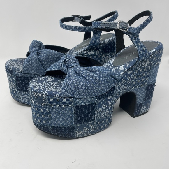 Brand new Jeffrey Campbell denim platform size 9 - Picture 2 of 6